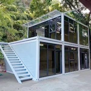 Bas prix de gros Container Foundation Tiny Villa <span class=keywords><strong>Pool</strong></span> Container Maisons Maisons Fabricant en Chine Flat Pack Container <span class=keywords><strong>House</strong></span> - Product Image 2