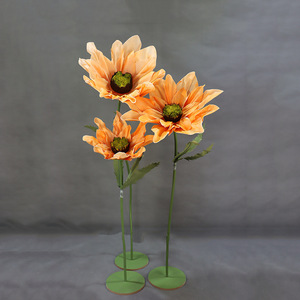 การจัด<span class=keywords><strong>ดอก</strong></span>ไม้กระดาษดอก<span class=keywords><strong>ทานตะวัน</strong></span>งานทำมือสำหรับตกแต่งหน้าต่างสตูดิโอสำหรับงานแต่งงานงานวิวาห์ริมทางอินเทอร์เน็ต - Product Image 1