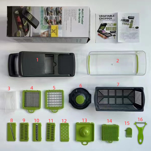 Accessoires de cuisine, coupe-<span class=keywords><strong>légumes</strong></span> 16 en 1, hachoir à oignon, mandoline, trancheuse multifonctionnelle pour <span class=keywords><strong>légumes</strong></span> - Product Image 2