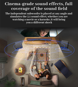 <span class=keywords><strong>Barre</strong></span> <span class=keywords><strong>de</strong></span> <span class=keywords><strong>son</strong></span> tout-en-un 2.1 DSP Chip Home Cinéma Bluetooth Subwoofer avec connexion automatique sans fil - Product Image 2