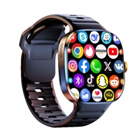 Bestseller U99-(M99) Montre connectée 5G carrée AMOLED étanche IP67 pour femmes avec prise en charge de la carte SIM pour TikTok et WhatsApp sans fil