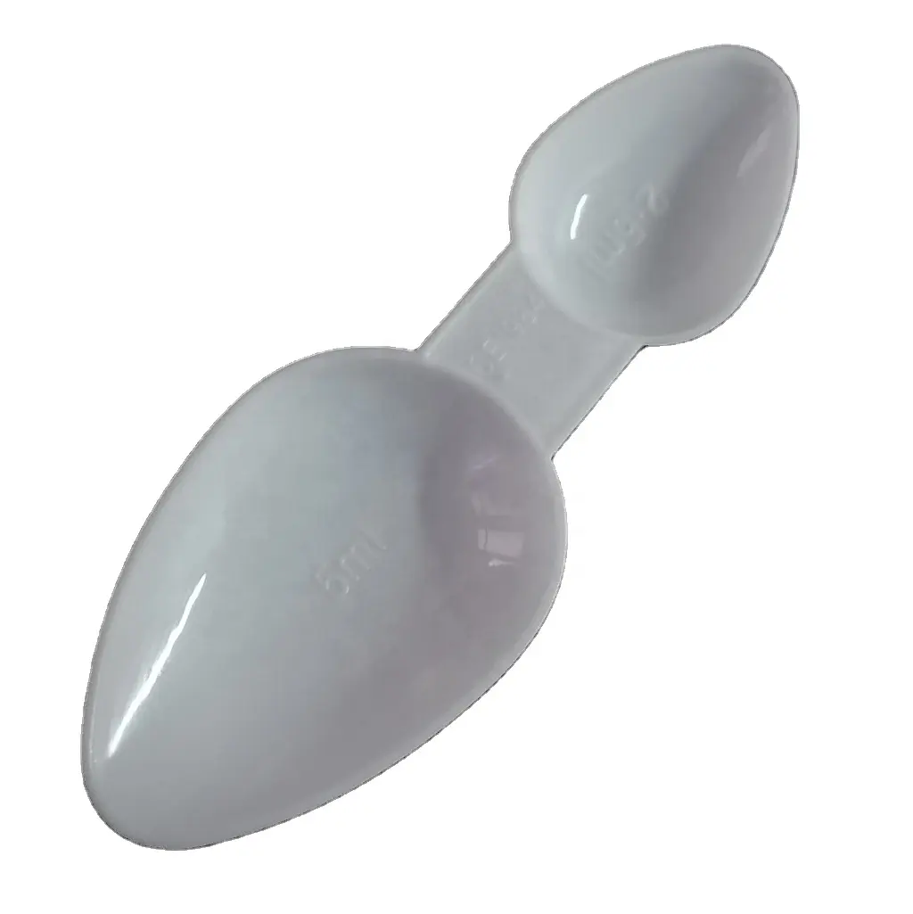 2.5Ml 5Ml Plastic Lepel Met Dubbel Uiteinde