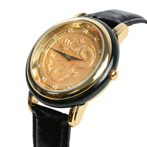 Montre de luxe haut de gamme en jade de Hotan, mouvement : quartz Seiko PC21S, résistance à l'eau : 3ATM, montre en jade OEM ODM - Product Image 2