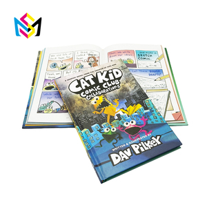 Fabrication directe du fabricant, roman graphique pour enfants personnalisé, couverture rigide, série Cat Kid Dog Man, livre de bande dessinée en couleur, histoire pour enfants - Product Image 3