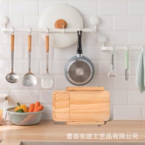 เครื่องตัดขนมปังไม้ไผ่ ถาดไม้ปรับระดับได้ สำหรับเก็บขนมปังในครัว สีไม้ธรรมชาติ สไตล์เรียบง่าย - Product Image 3