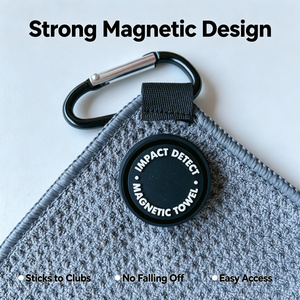 Toalla de Golf Magnética con Clip, Microfibra Tipo Waffle, Súper Absorbente, Secado Rápido, con Mosquetón para Golfistas, Venta al Por Mayor - Product Image 4