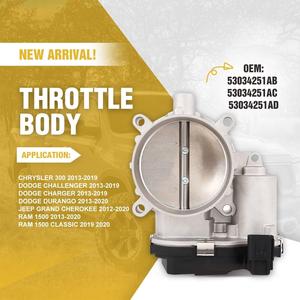 Corps de papillon de ramassage 53034251AB 53034251AC 53034251AD pour Dodge sur le marché américain Chrysler 2013-2019 - Product Image 5