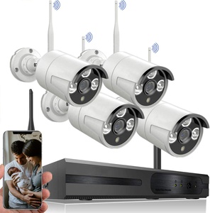 IPoster CCTV Video Vigilancia <span class=keywords><strong>Wifi</strong></span> Cámara 4 canales 1080P con Audio Cámara de seguridad inalámbrica - Product Image 1