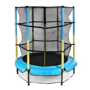 <span class=keywords><strong>Mini</strong></span> <span class=keywords><strong>trampoline</strong></span> CreateFun de 55 pouces avec filet de protection pour enfants, idéal pour l'intérieur - Product Image 2