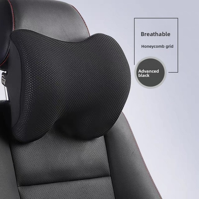 Factory Direct Sales Car Headrest Cervical Neck Pillow Memory Foam Breathable Four Seasons Universal