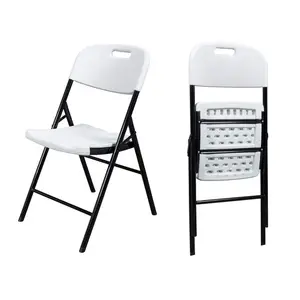 YASN Kursi Lipat Putih Lipat Ringan Portabel Grosir Kursi Lipat Plastik Luar Ruangan Putih