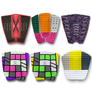 N/A 3Pcs Surfboard Traction Tail Pad Surfing Stomp Mat Deck Grips Shortboard