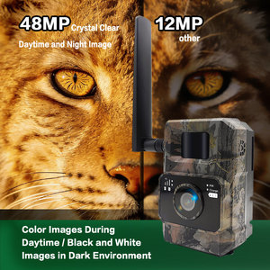 กล้องบันทึกภาพเคลื่อนไหว1296P 48MP PH960G กล้องส่องสัตว์ป่าแบบสดมองเห็นในเวลากลางคืนไม่950nm แสง IP66กันน้ำได้ - Product Image 3