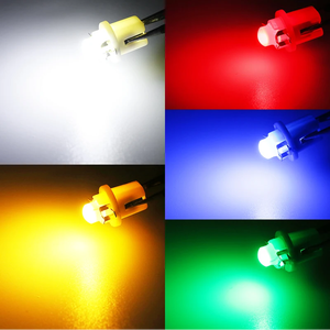 Lampadina LED COB <span class=keywords><strong>T5</strong></span> 8.5D 8.3D per Cruscotto Auto, Indicatore <span class=keywords><strong>12V</strong></span> Bianco Rosso per Illuminazione Interna e Strumentazione - Product Image 6