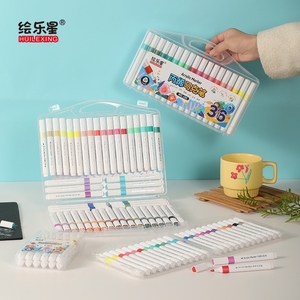Nhà máy trực tiếp 36 màu sắc nước dựa trên Acrylic sơn Bút đánh dấu hình tam giác màu nước cảm thấy <span class=keywords><strong>tip</strong></span> nghệ thuật thiết lập cho trẻ em nghệ thuật Tự làm - Product Image 6