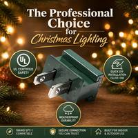 Connecteur rapide mâle-femelle pour guirlande lumineuse de sapin de Noël SPT-1W