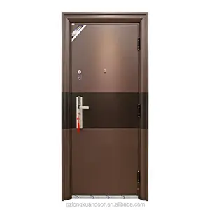 longxuan brand best selling steel metal durable and outside residential security front door strong security doors