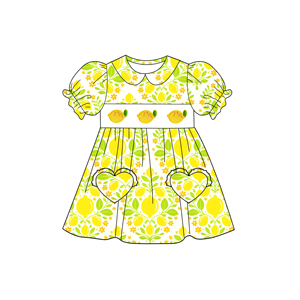 Nhà Máy Bán Hàng Trực Tiếp Tùy Chỉnh Boutique Thêu Mới Được Thiết Kế Dâu Tây Smocked Bộ Đồ Ngủ - Product Image 6