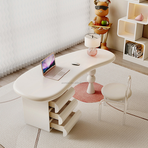 Aomisi Casa bàn văn phòng công nghệ cao hiện đại màu trắng đặt bàn quản lý điều hành bằng gỗ hiện đại bàn Ông Chủ Bàn máy tính - Product Image 3