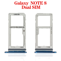 Single Dual Sim Karten fach Slot Frame Holder Ersatz für Samsung Galaxy HINWEIS 8 Schneller Versand Großhandel