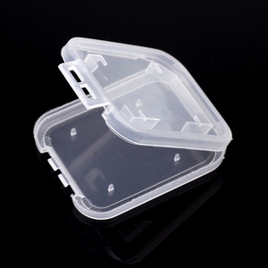 Boîte blanche en plastique PP commutateur boîte de rangement de <span class=keywords><strong>carte</strong></span> de jeu unique boîte de rangement de <span class=keywords><strong>carte</strong></span> <span class=keywords><strong>SD</strong></span> TF CF pour cartes mémoire - Product Image 1