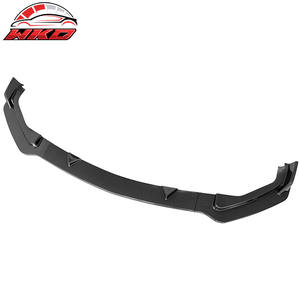 Pour Infiniti Q50 Base 2014-2017, lèvre de pare-chocs avant premium, imprimé fibre de carbone, kit carrosserie 3 pièces de haute qualité - Product Image 1