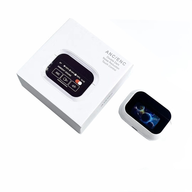 A15pro Airbuds Touch Screen Ear Buds LCD Display ANC ENC Active Noise Cancelling Headphone Earphone Wireless Tws A15 Pro Earbuds