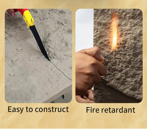 แผ่นผนังโพลียูรีเทน stoneflex 3D ทันสมัยกันน้ำการออกแบบทางเรขาคณิตทำจากพลาสติก - Product Image 5