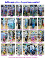 Machine à griffes LiFun Mega Mini avec casier à prix, certifiée CE, couleur personnalisable, attrapeur de peluches, jeu d'arcade