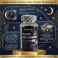 Gummies de mélatonine à marque privée avec camomille pour un sommeil apaisant et une relaxation optimale – Prix de gros usine OEM ODM