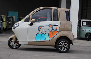 Pour un excellent rapport qualité-prix : Van électrique 2500W avec sièges en cuir individuels à propulsion arrière, intérieur sombre et caméra arrière pour adultes - Product Image 2