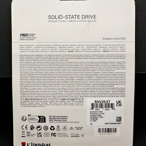 Wholesale Kingston NV3 SATA SSD <b>2TB</b> 2.5 inch Internal Solid State Drive for Laptop PC Mobile High Speed Data Storage - Product Image 4