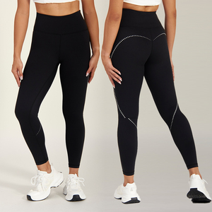 Luckpanther Leggings da allenamento da Tennis con stampa <span class=keywords><strong>a</strong></span> <span class=keywords><strong>righe</strong></span> da <span class=keywords><strong>donna</strong></span> Push up e <span class=keywords><strong>collant</strong></span> sportivi da palestra come Leggings da <span class=keywords><strong>donna</strong></span> <span class=keywords><strong>a</strong></span> vita alta - Product Image 3