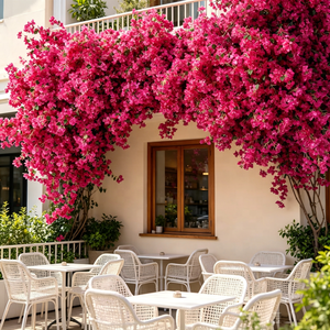 Arbre artificiel de <span class=keywords><strong>bougainvillier</strong></span> en tissu de haute qualité LUYI – Réaliste, fait main, écologique, pour intérieur/extérieur, Nouvel An - Product Image 3