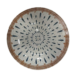 Vente en gros d'assiettes en céramique marocaine de style bohème nordique platos de cuisine plats et assiettes de service en porcelaine colorée - Product Image 4