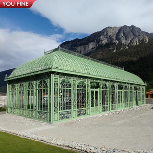 YOUFINE Estates Grote Tuin Decoratieve IJzeren en Glazen Paviljoen Kas - Product Image 3