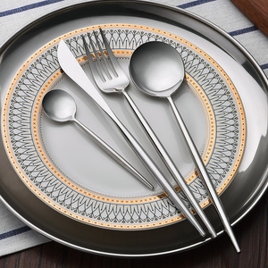 Luxury 18-10 Food Grade Cutlery <strong>Set</strong> Silverware <strong>Knife</strong> <strong>Spoon</strong> <strong>Fork</strong> <strong>Set</strong> - Product Image 1