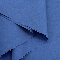 Tissu gabardine en twill 100% polyester pour uniforme de travail, uniforme scolaire, tissu pour costume Minimatt