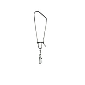 Stainless Steel Fish Clip With Figure Eight Swivel For Freshwater <b>Fishing</b> 19cm Length 16.3g <b>Weight</b> - Product Image 2