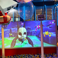 Équipement de jeu interactif de projection de balles à prix abordable pour centres d'activités intérieurs pour enfants