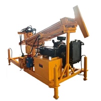 Plataforma de Perforación Neumática con Ruedas, Máquina Perforadora de Pozos de Agua de 300 m de Profundidad con Caja de Cambios y Motor, Portátil