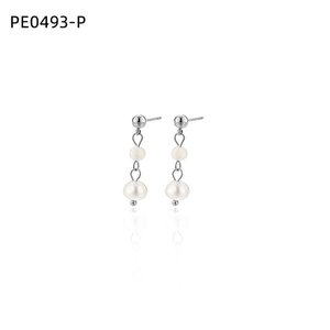 ต่างหูแฟชั่น DE PERLAS PE0493 สำหรับผู้หญิง เครื่องประดับคุณภาพสูง - Product Image 1
