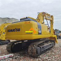 Excavator Bekas Komatsu PC160LC-7 Buatan Jepang |   Ember 0,65m |   Pompa Hidrolik Mesin Asli |   Kontrol PLC |   Gearbox Motor |