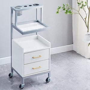 High Quality Mobile Hair Salon Styling <b>Tool</b> Metal Car Beauty Salon <b>Trolley</b> for Spa Tattoo Living Room - Product Image 4