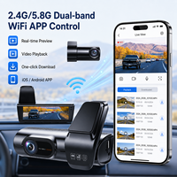 Grosir Pabrik Dash Cam 4K 5.8G WiFi 2 Lensa Depan 4K Belakang 2.5K DVR Mobil Penglihatan Malam G-Sensor AI Dash Cam Mobil dengan ADAS BSD