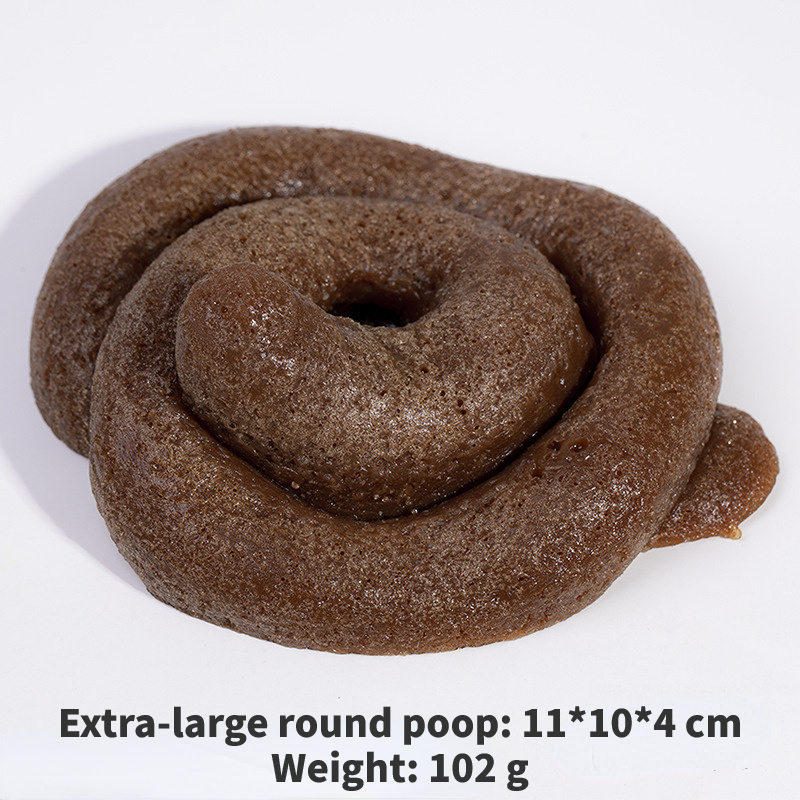 Caca redonda extra grande: 11*10*4 cm Peso: 102 g