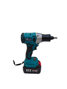 Pistola Remachadora Eléctrica Automática de 21V, Cabezal de Acero de Alta Resistencia, Motor sin Escobillas, Compatible con M4/M5/M6, para Bricolaje e Industrial - Product Image 2
