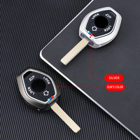 Étui de protection pour clé de voiture en alliage de zinc et gel de silice pour BMW X3 5 Z3 4 7 E38 E39 E46 E83 Porte-clés Porte-clés Sac Accessoires