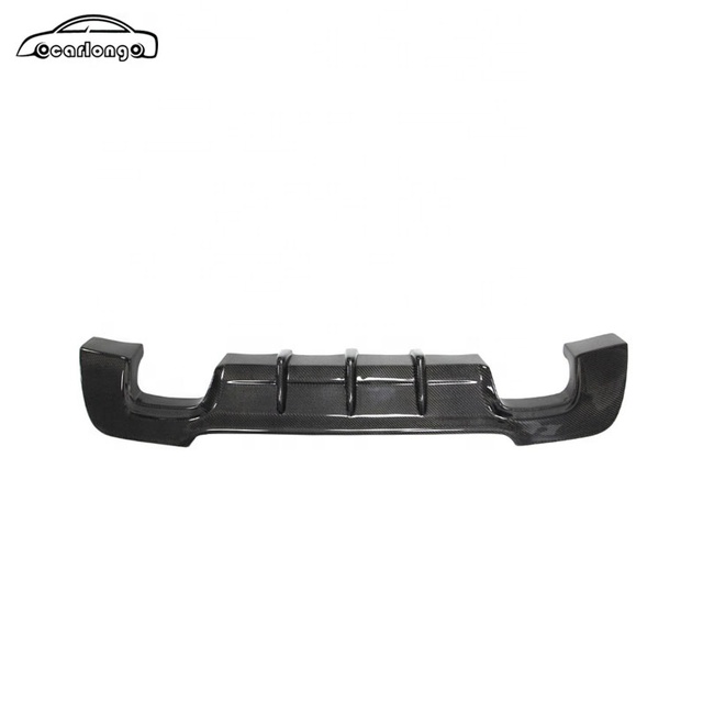 Hot Sell Carbon Fiber Car Body Kits MT Style Dual Exhaust Tips Rear Lip Diffuser for BMW 3 Series E92 E93 2006-2013