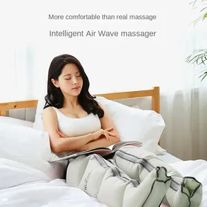 Máy nén khí chân và chân không khí massage khởi động cho lưu thông máu và thư giãn áp suất không khí đầy đủ chân Massager - Product Image 2